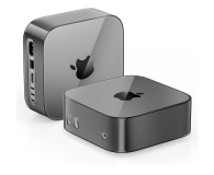 Orico Etui na MacMini M4, przezroczyste TPU, czarne - 1500409 - zdjęcie 2